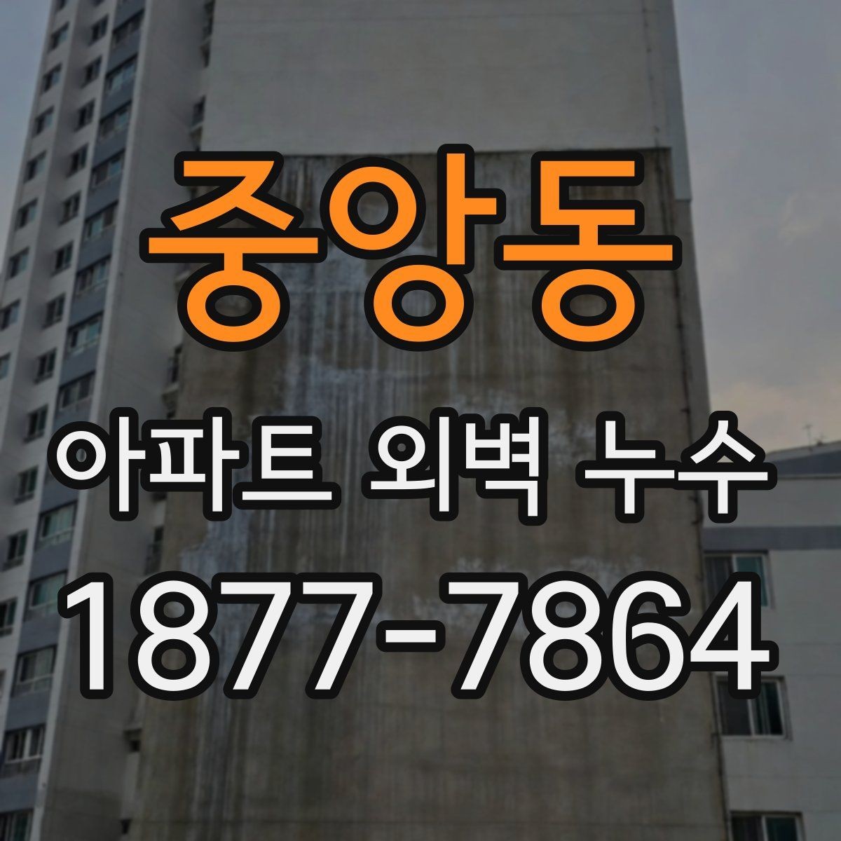 중앙동 아파트 외벽 누수 발생 시 공용부 확인이 필요한 이유