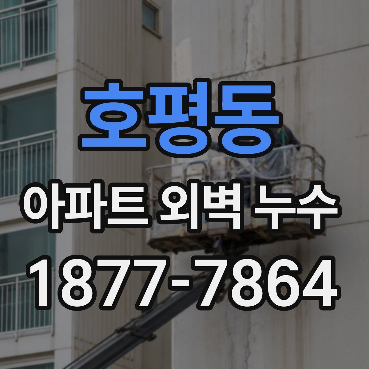 호평동 아파트 외벽 누수 발생 위치별 점검 방법