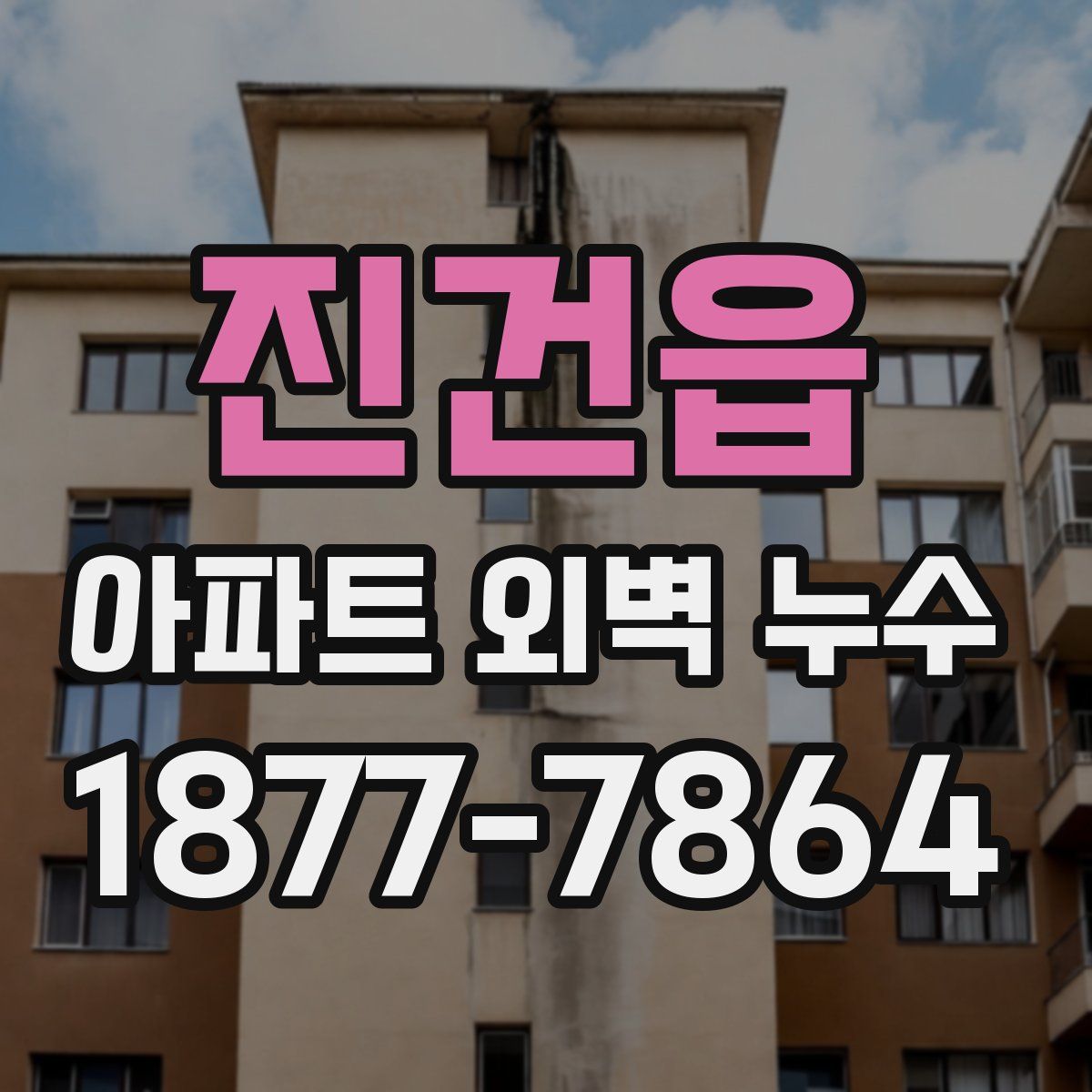 진건읍 아파트 외벽 누수