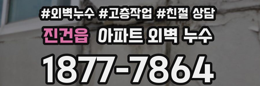 진건읍 아파트 외벽 누수