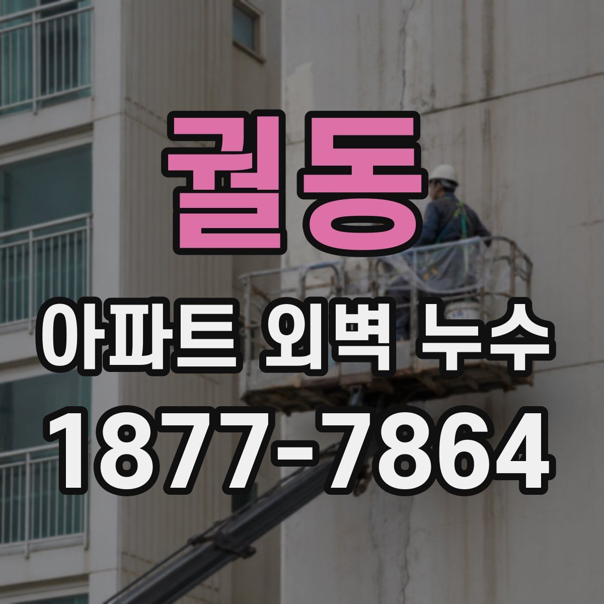 궐동 아파트 외벽 누수