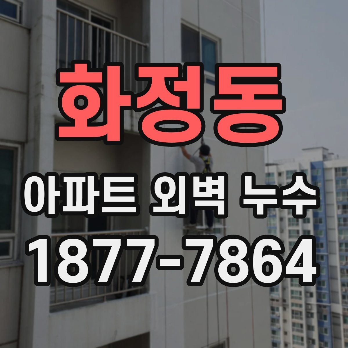 화정동 아파트 외벽 누수 의심 시 우선 확인할 흔적