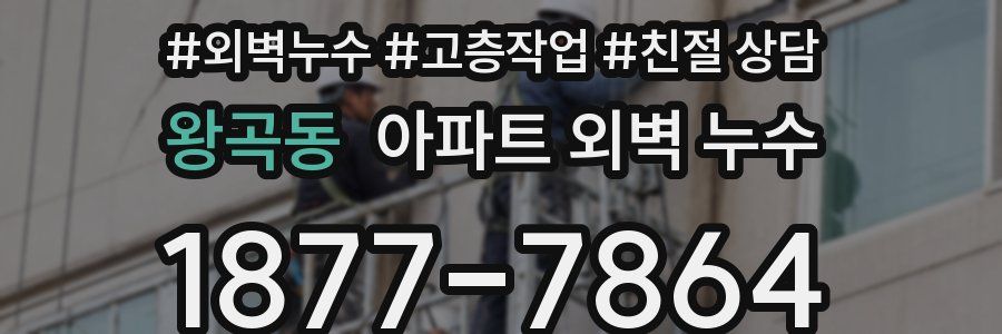 왕곡동 아파트 외벽 누수