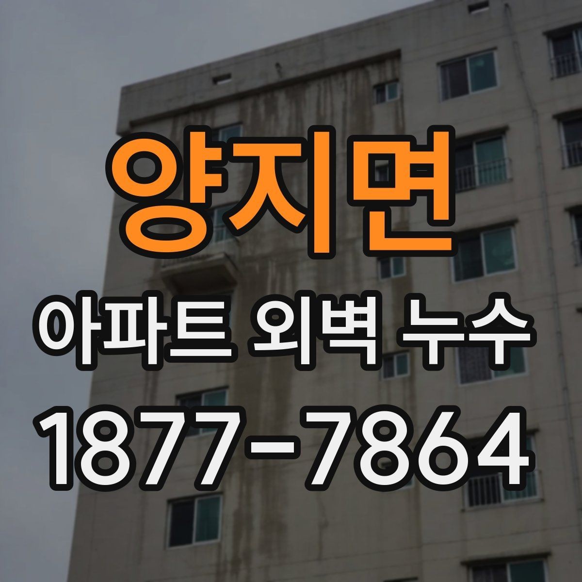 양지면 아파트 외벽 누수 점검 시 사진 기록이 필요한 이유