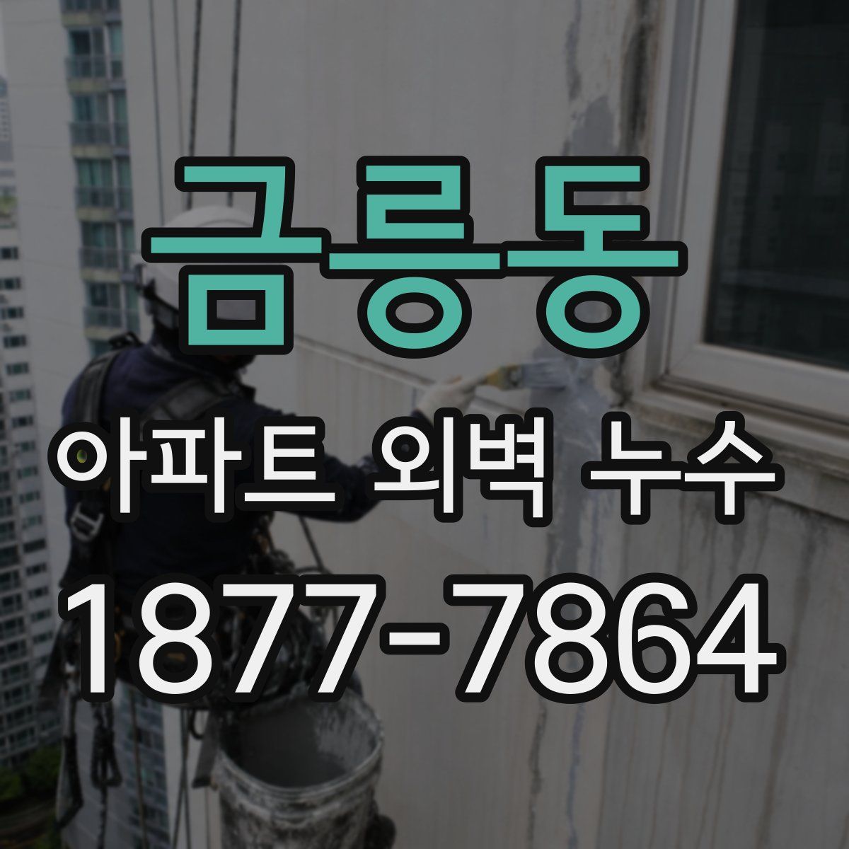 금릉동 아파트 외벽 누수