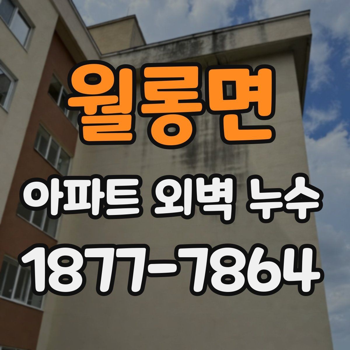 월롱면 아파트 외벽 누수 보수 전후 관리 요령