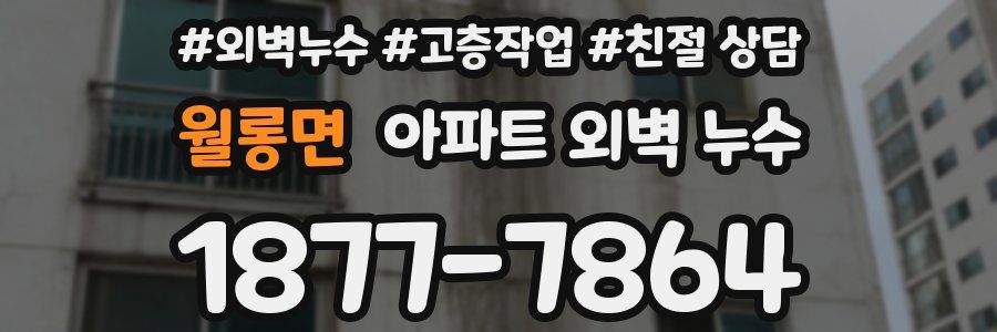 월롱면 아파트 외벽 누수