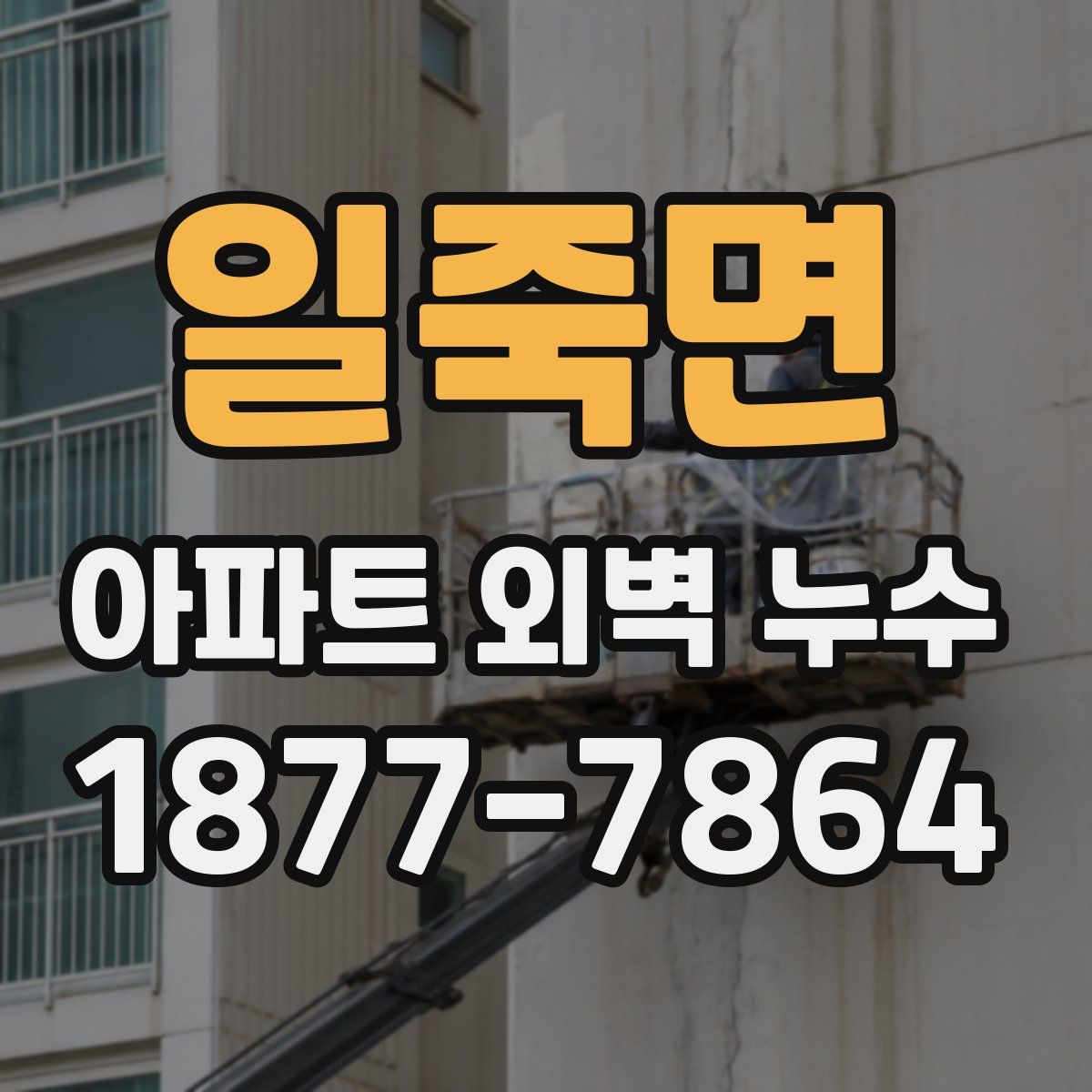 일죽면 아파트 외벽 누수