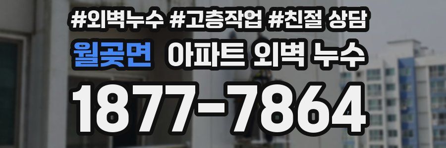 월곶면 아파트 외벽 누수