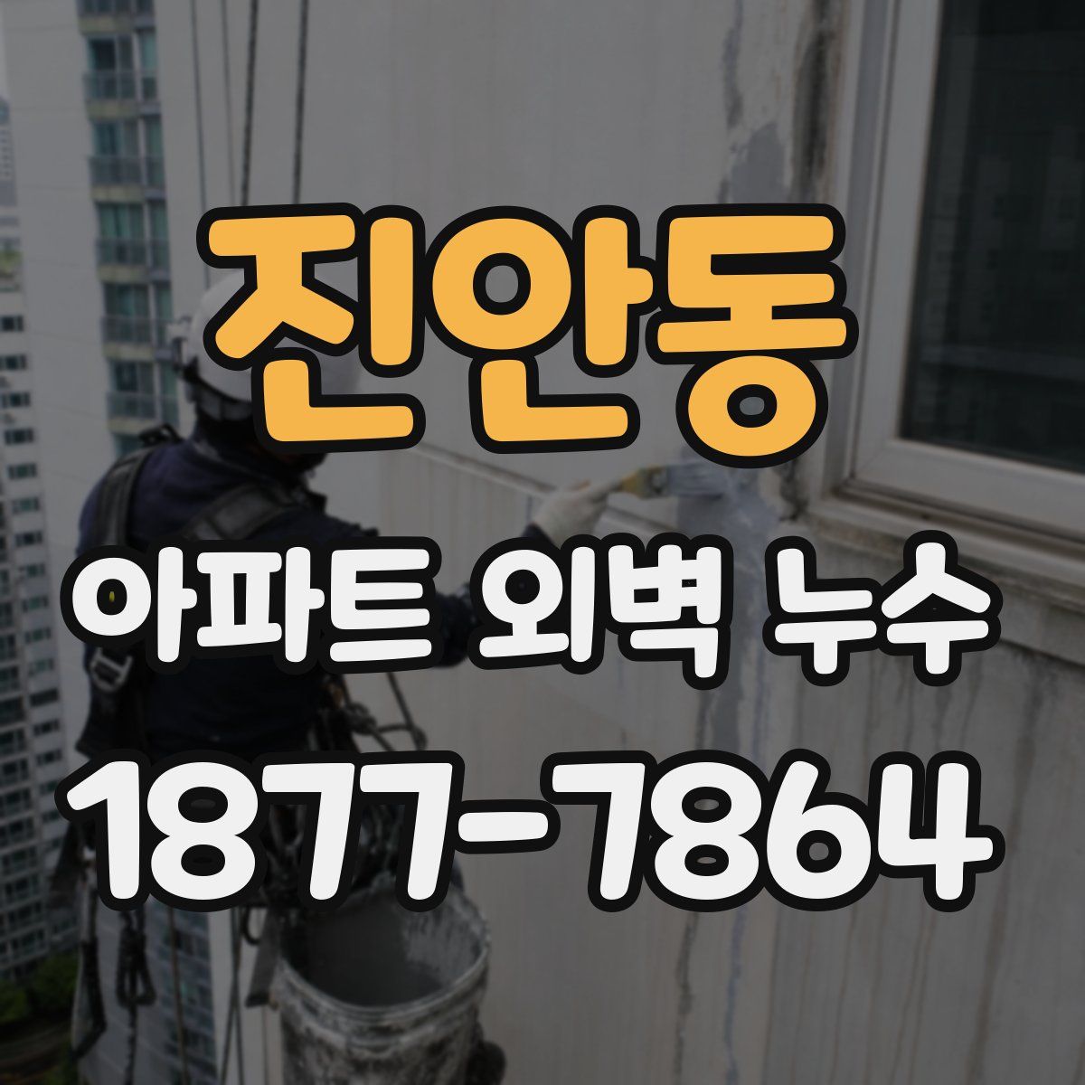 진안동 아파트 외벽 누수