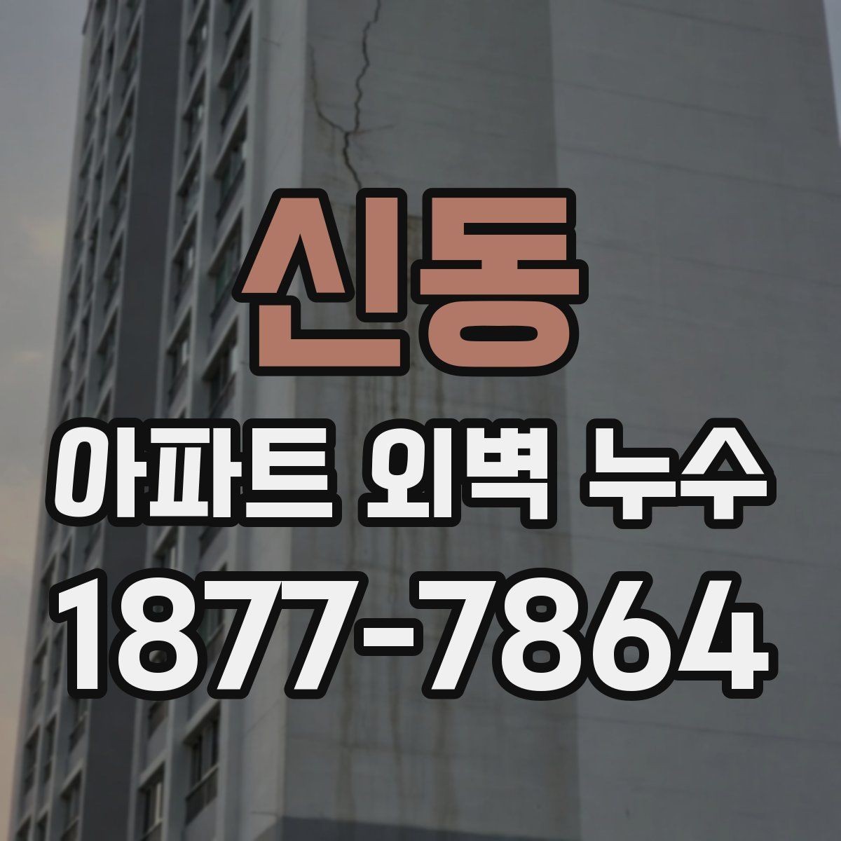 신동 아파트 외벽 누수 발생 후 대응 순서 안내