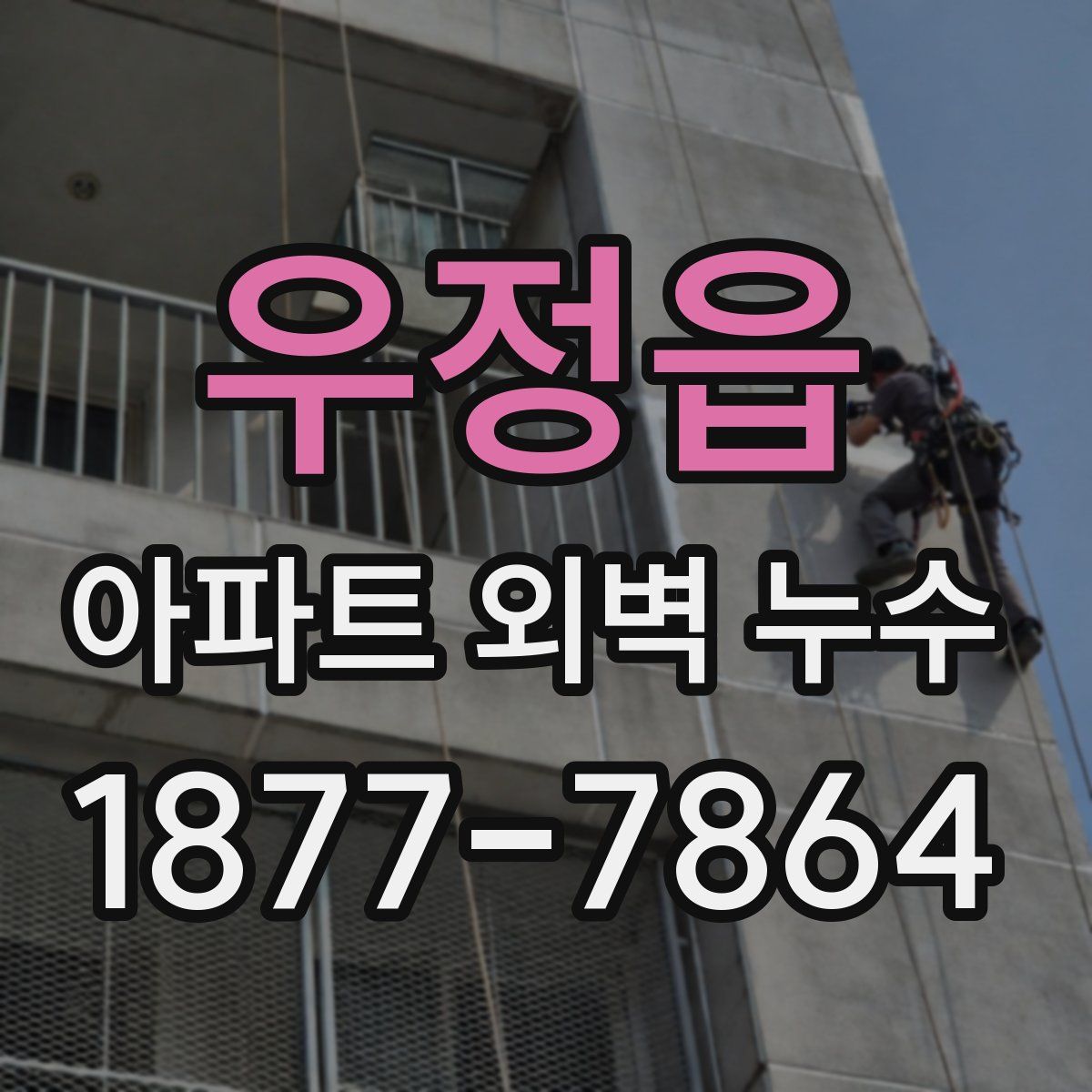 우정읍 아파트 외벽 누수