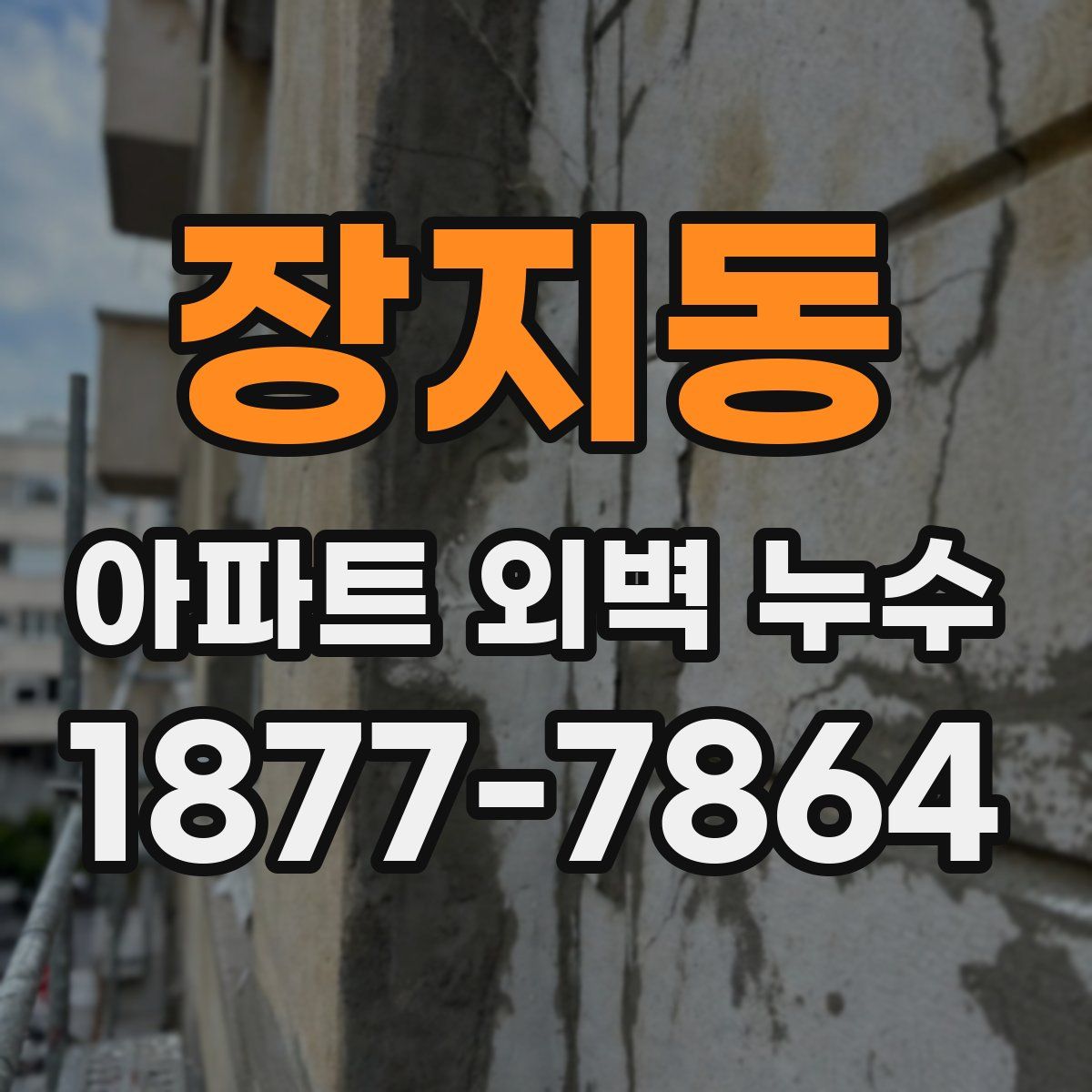 장지동 아파트 외벽 누수