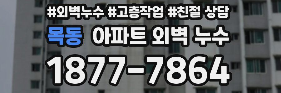 목동 아파트 외벽 누수