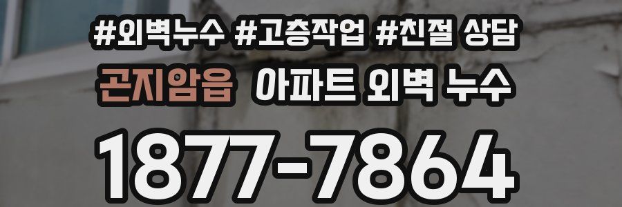 곤지암읍 아파트 외벽 누수