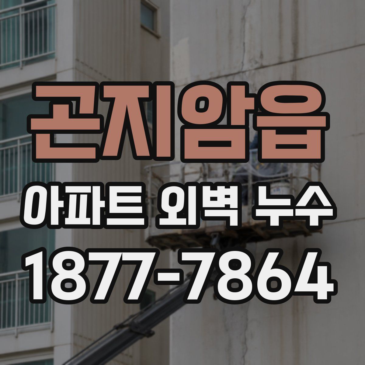 곤지암읍 아파트 외벽 누수