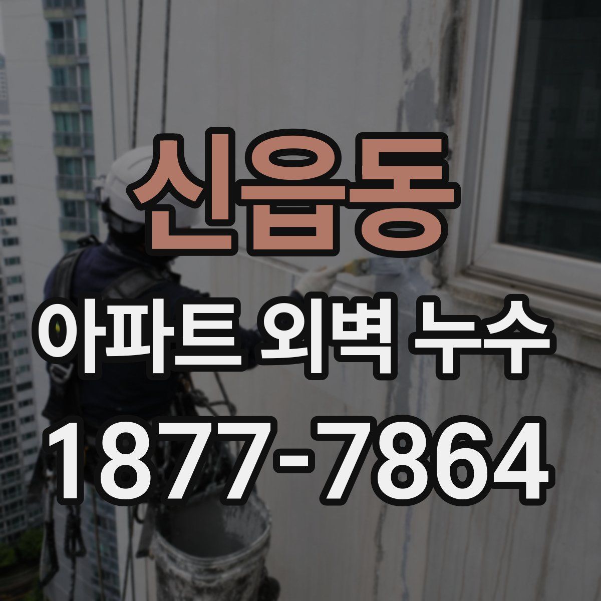 신읍동 아파트 외벽 누수