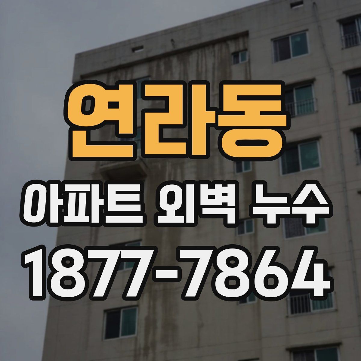 연라동 아파트 외벽 누수 관련 민원 접수 전 준비할 자료