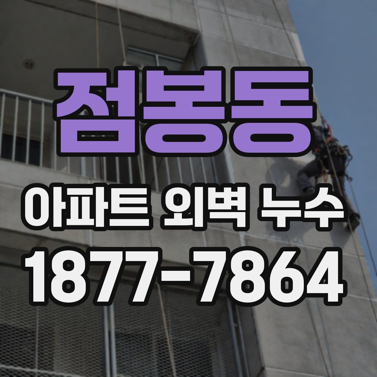 점봉동 아파트 외벽 누수