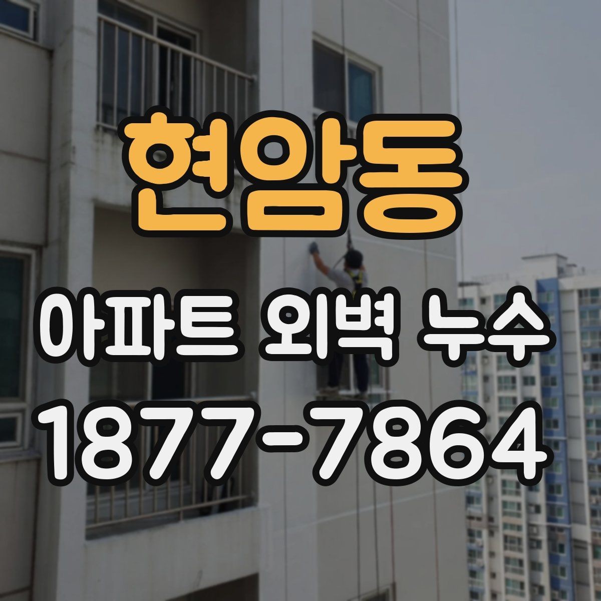 현암동 아파트 외벽 누수 피해 확산 전 점검 포인트