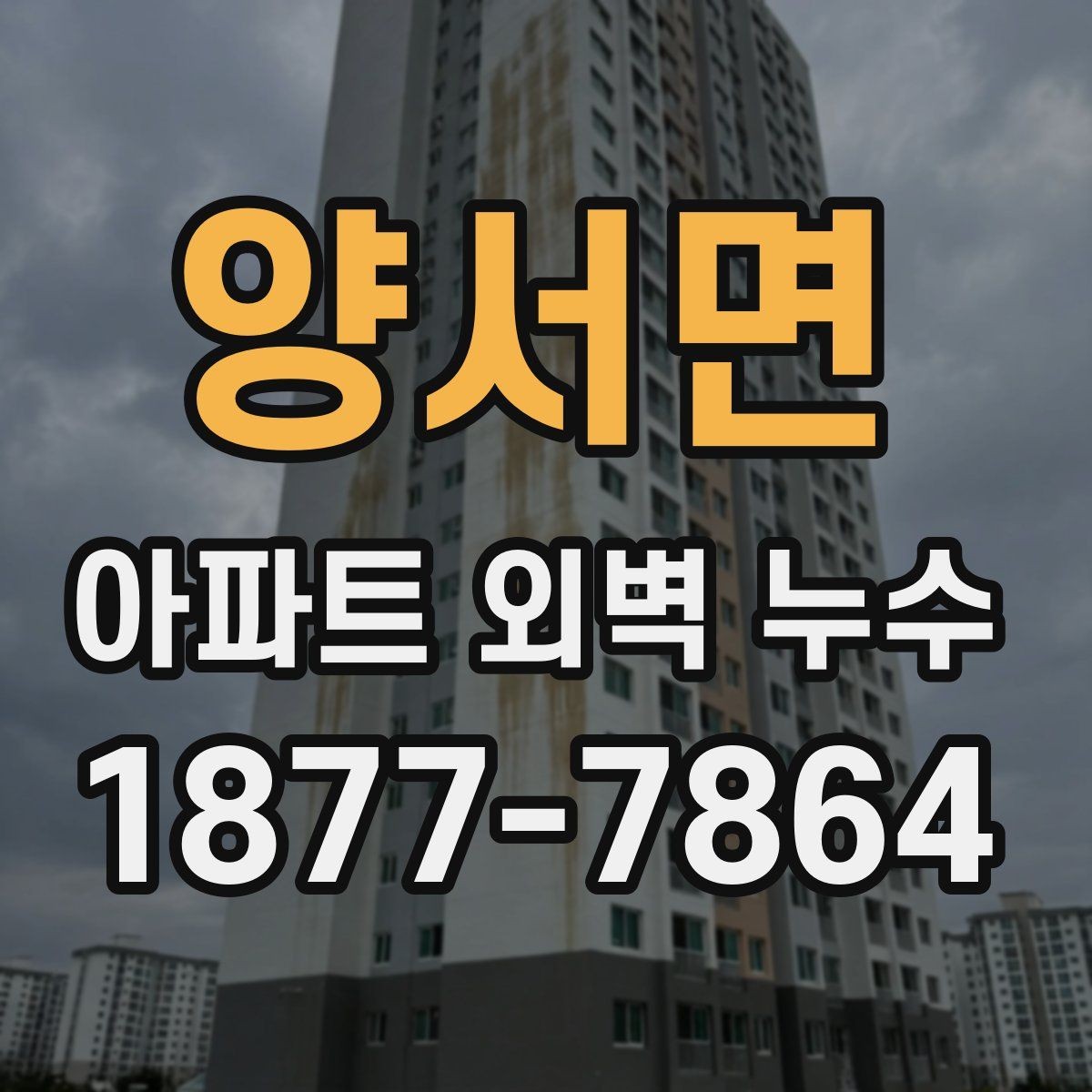 양서면 아파트 외벽 누수 진단은 어디서부터 볼까