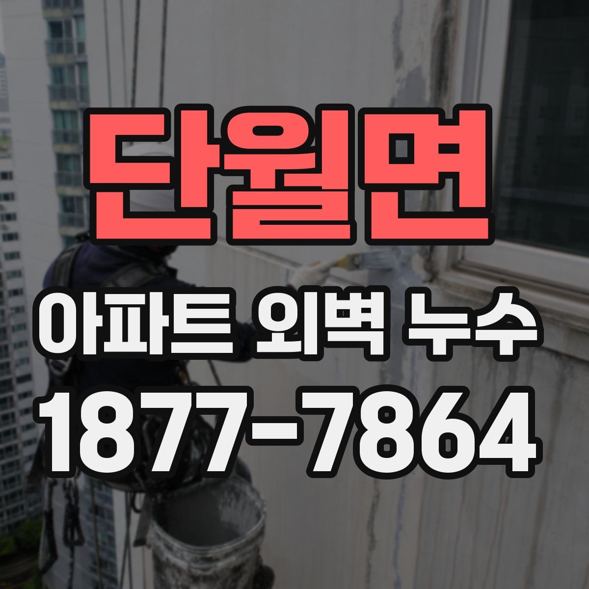 단월면 아파트 외벽 누수