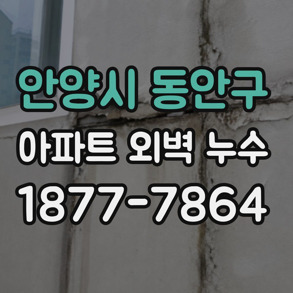 안양시 동안구 아파트 외벽 누수