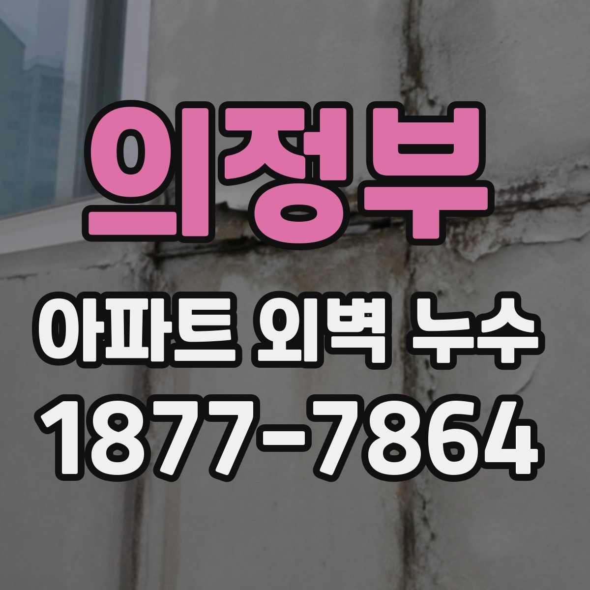 의정부 아파트 외벽 누수