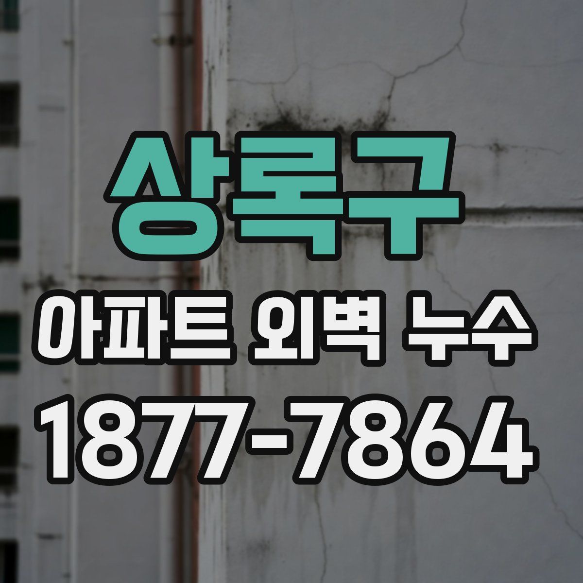 상록구 아파트 외벽 누수