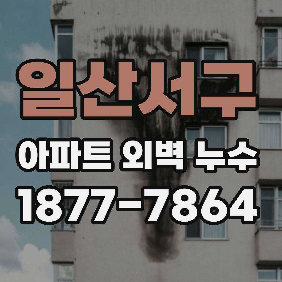 일산서구 아파트 외벽 누수