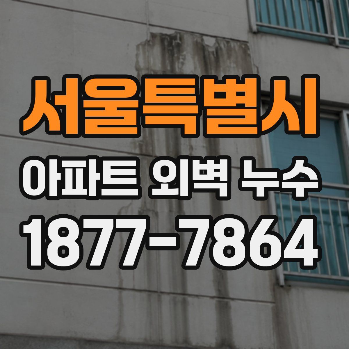 서울특별시 아파트 외벽 누수