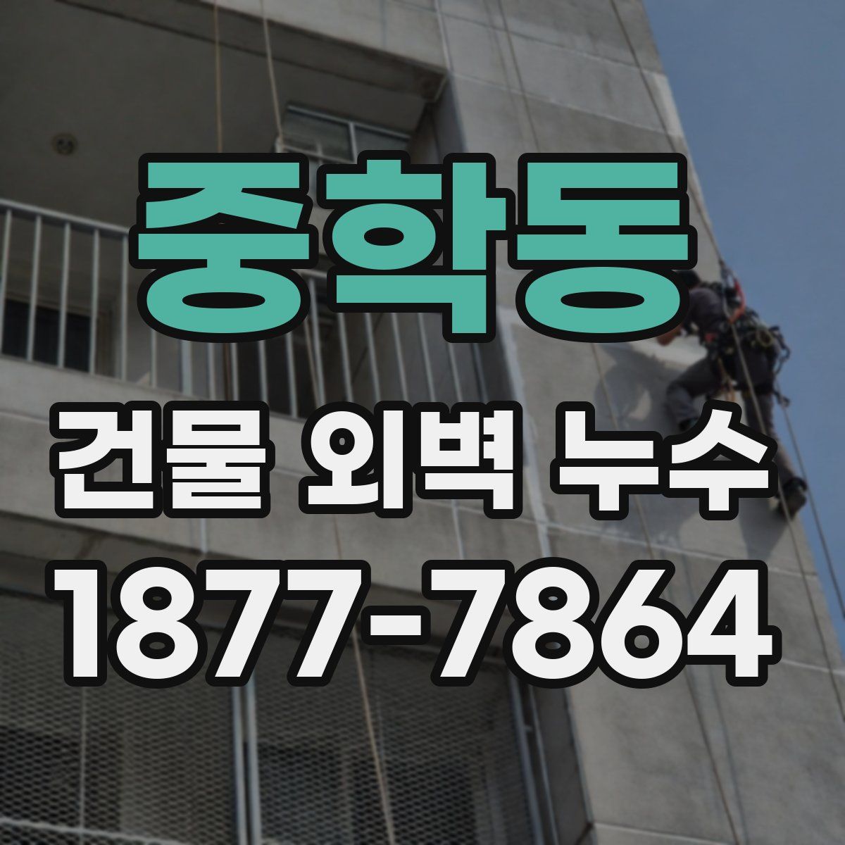 중학동 건물 외벽 누수