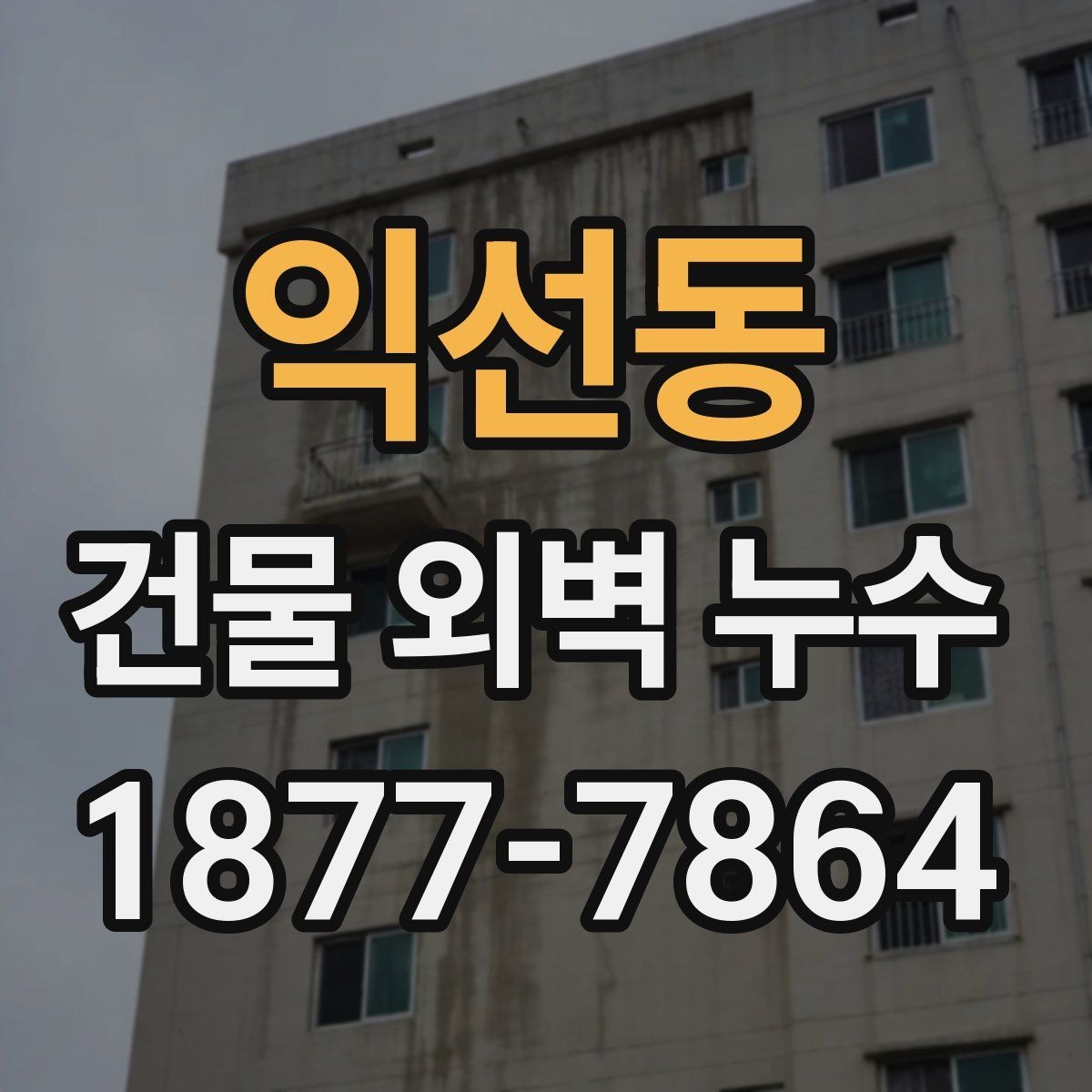 익선동 건물 외벽 누수 정밀 점검이 필요한 징후