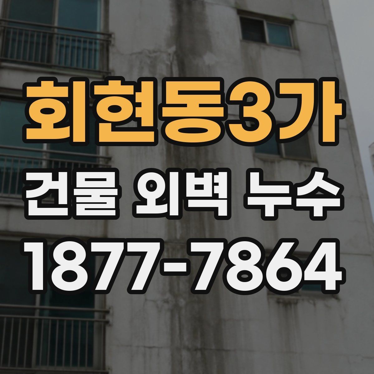 회현동3가 건물 외벽 누수 보수 업체 선택 시 비교할 점