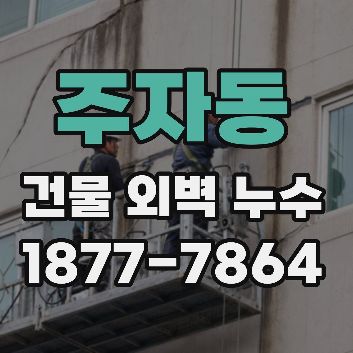 주자동 건물 외벽 누수