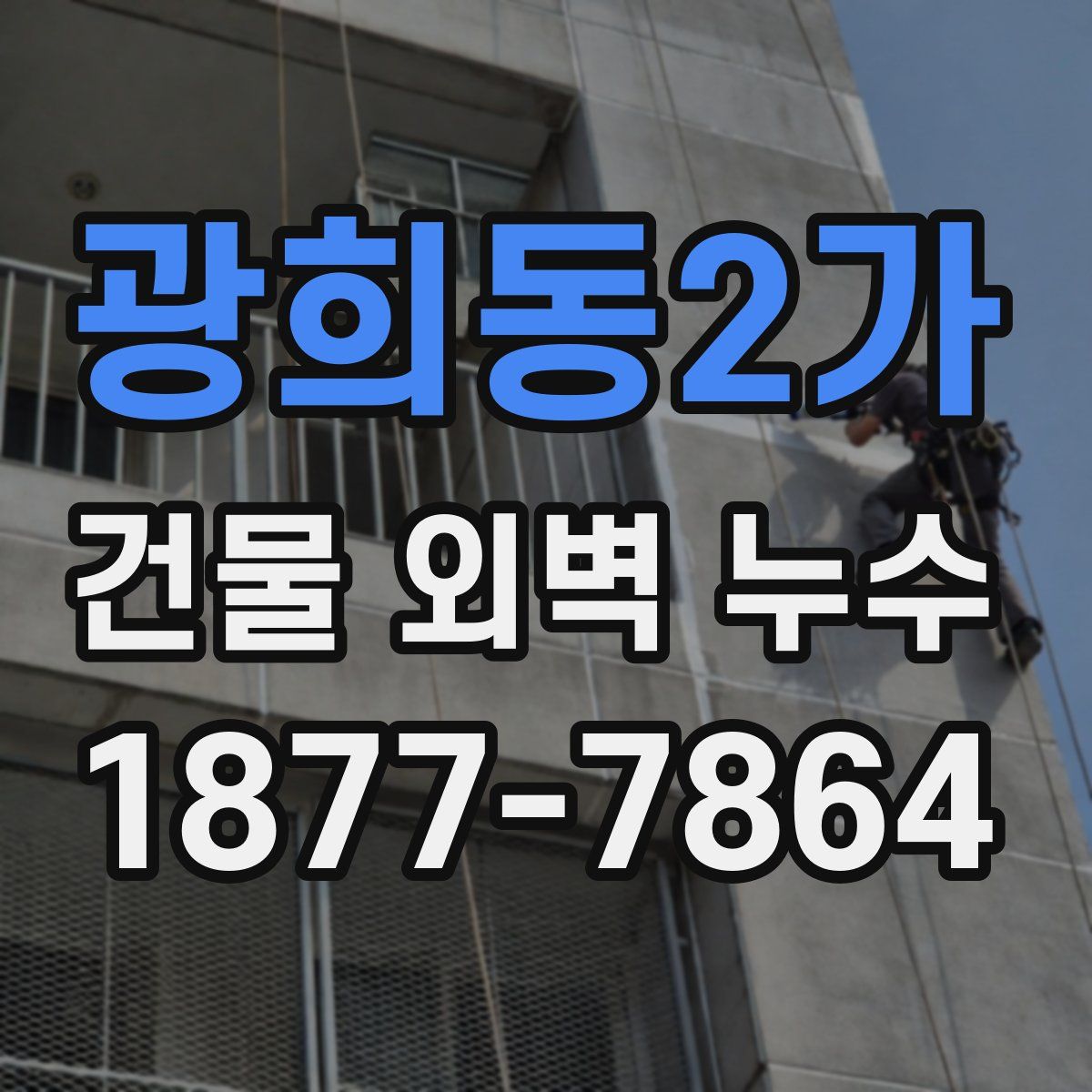 광희동2가 건물 외벽 누수