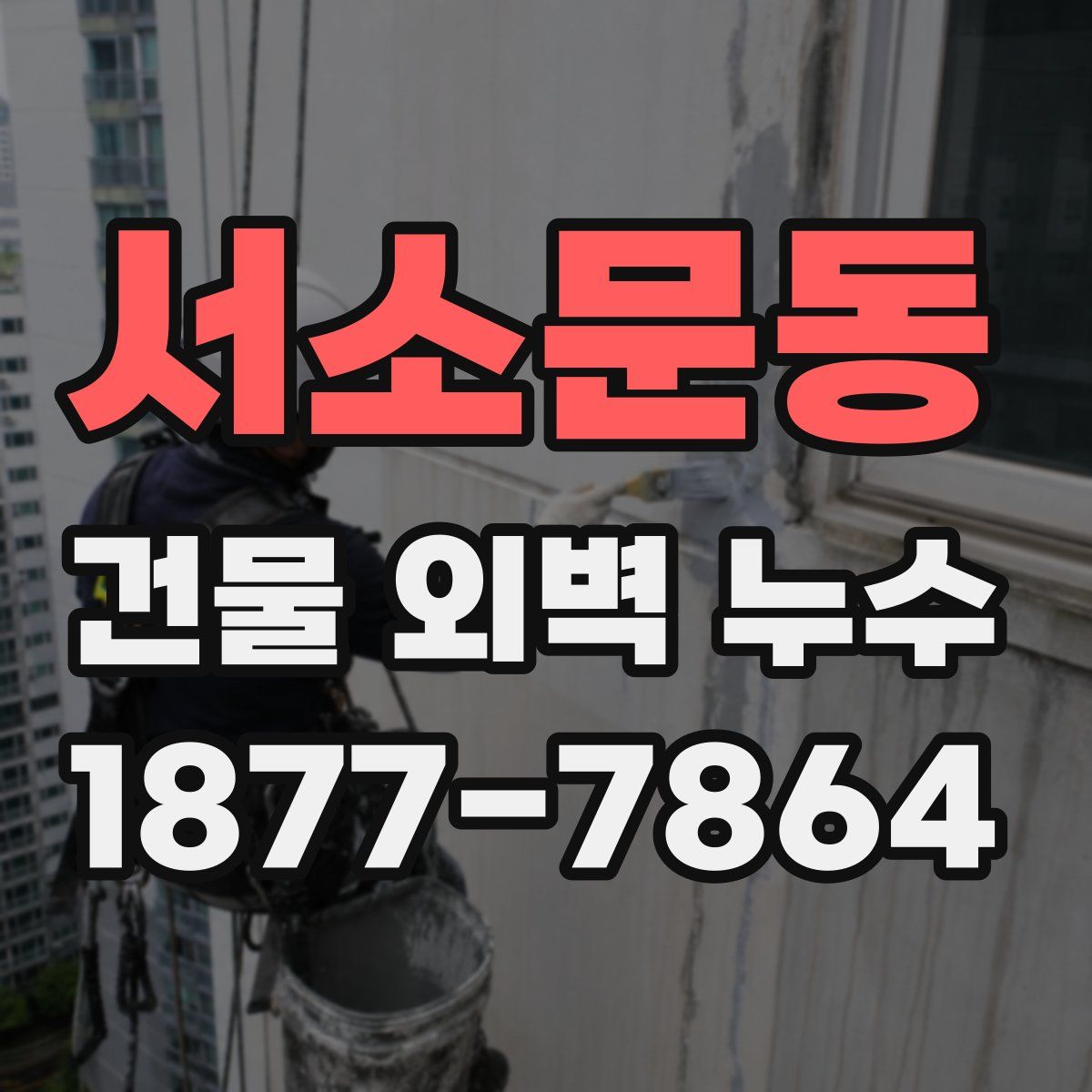서소문동 건물 외벽 누수