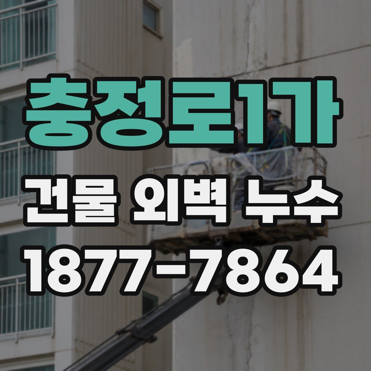 충정로1가 건물 외벽 누수