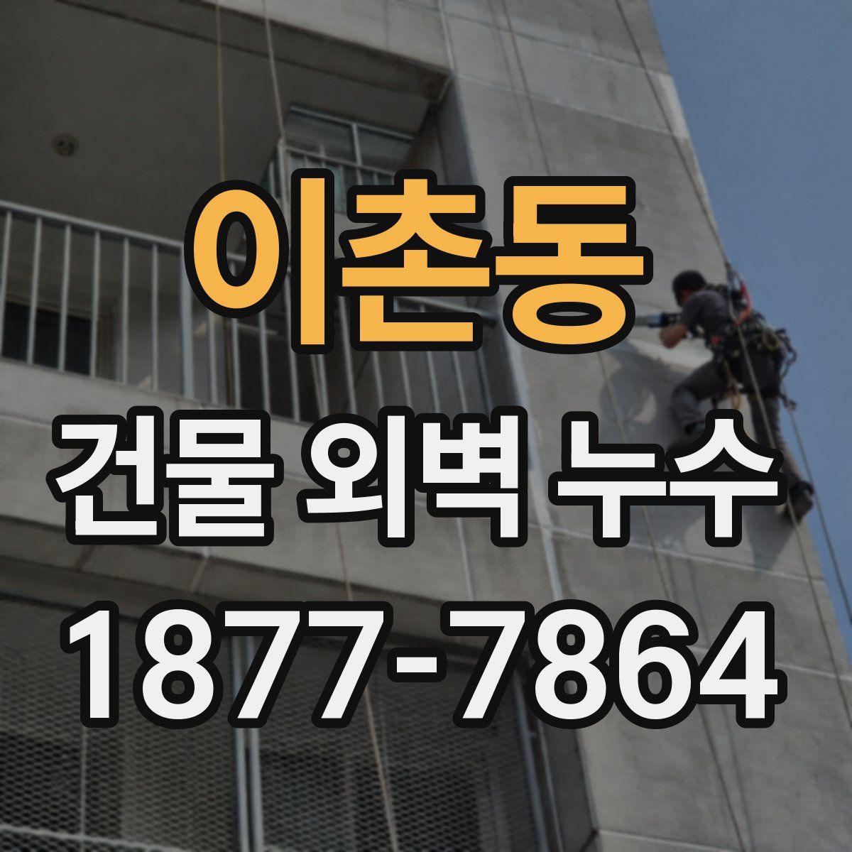 이촌동 건물 외벽 누수