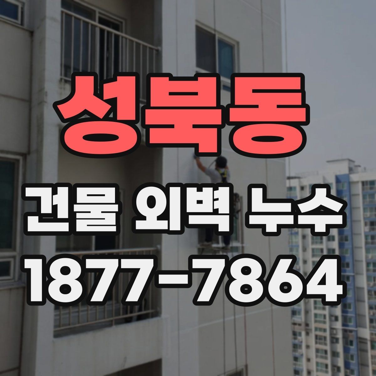 성북동 건물 외벽 누수 보수 비용을 결정하는 핵심 요소