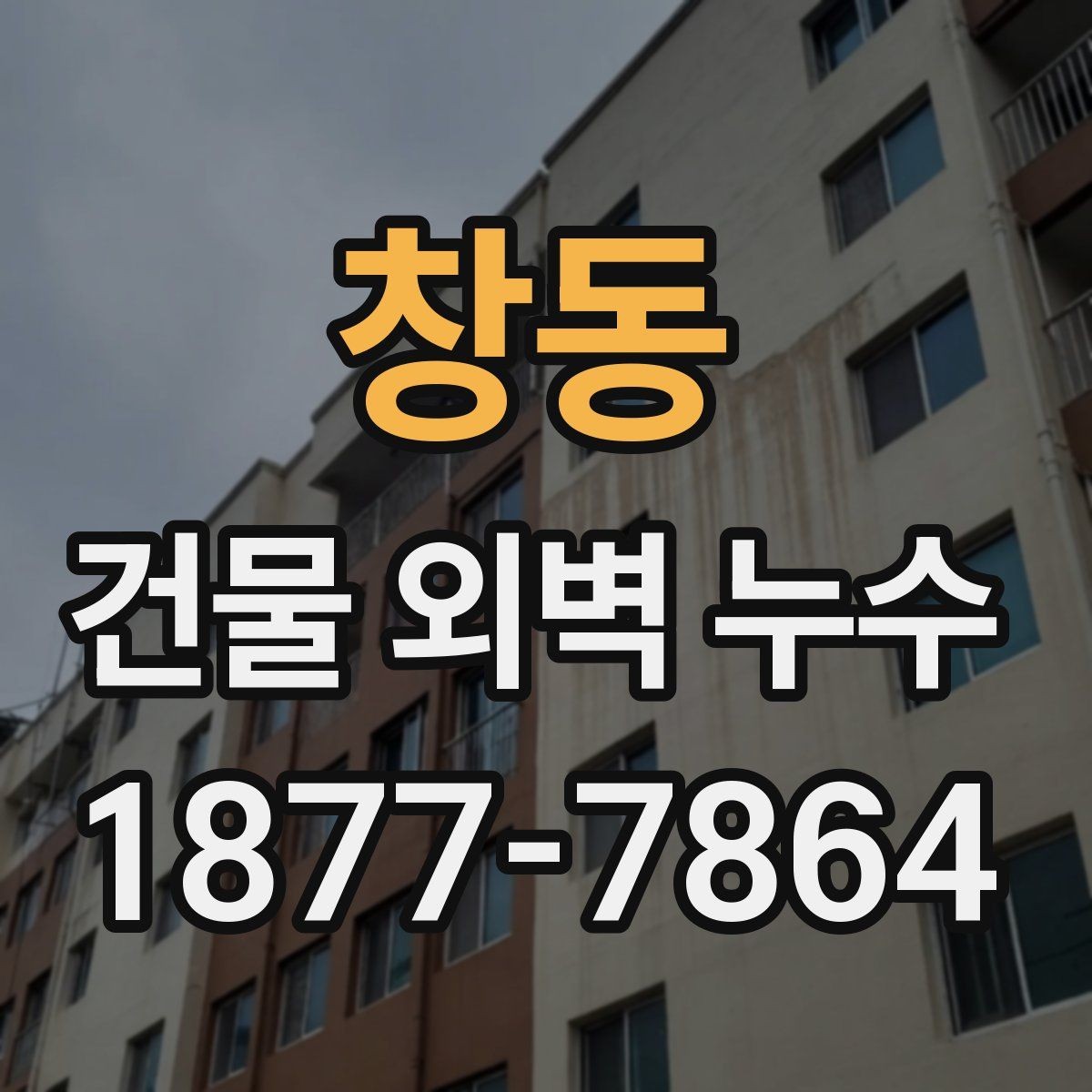 창동 건물 외벽 누수 점검 후 결정해야 할 사항