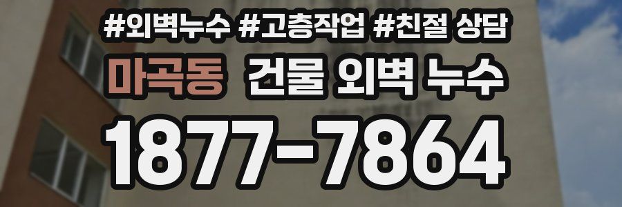 마곡동 건물 외벽 누수