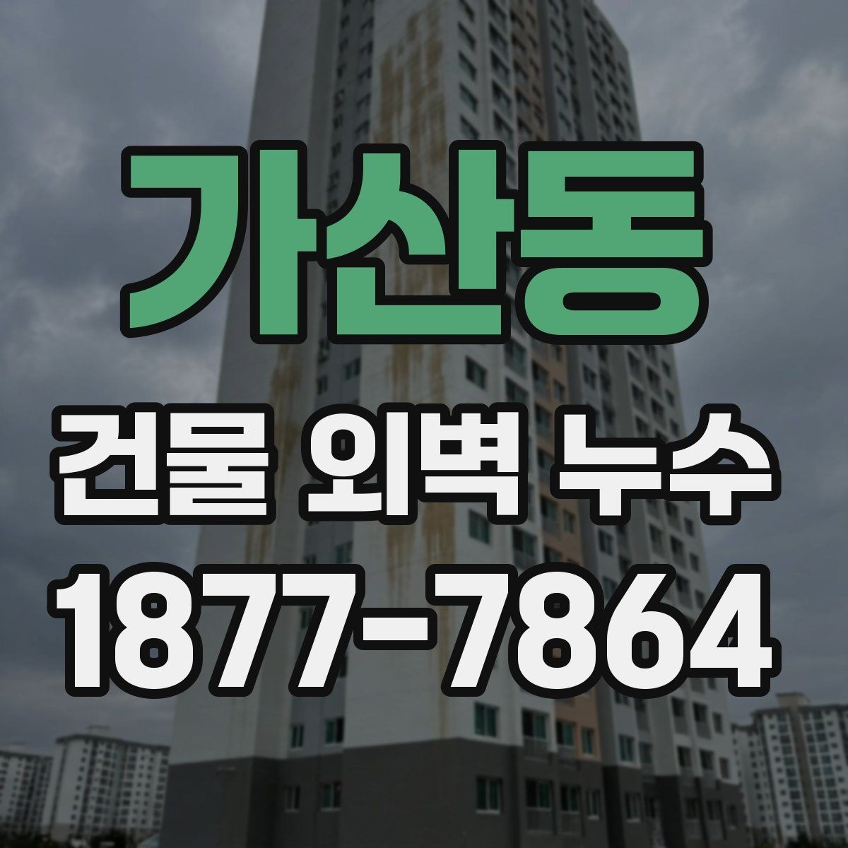 가산동 건물 외벽 누수 증상으로 보는 상태 점검