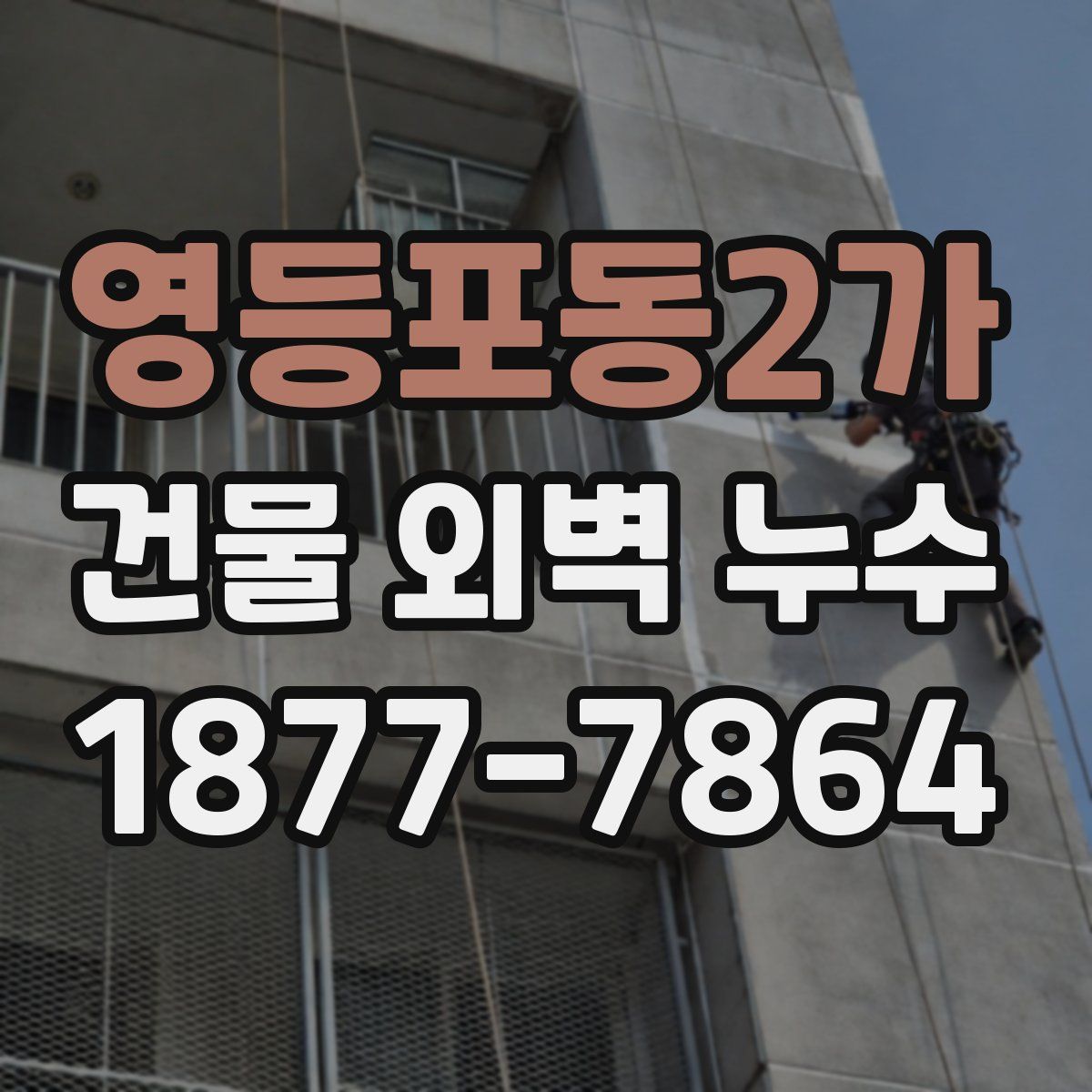 영등포동2가 건물 외벽 누수