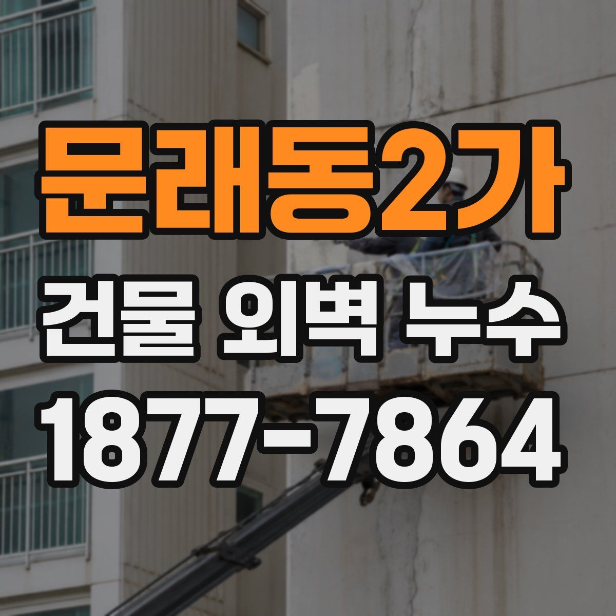 문래동2가 건물 외벽 누수