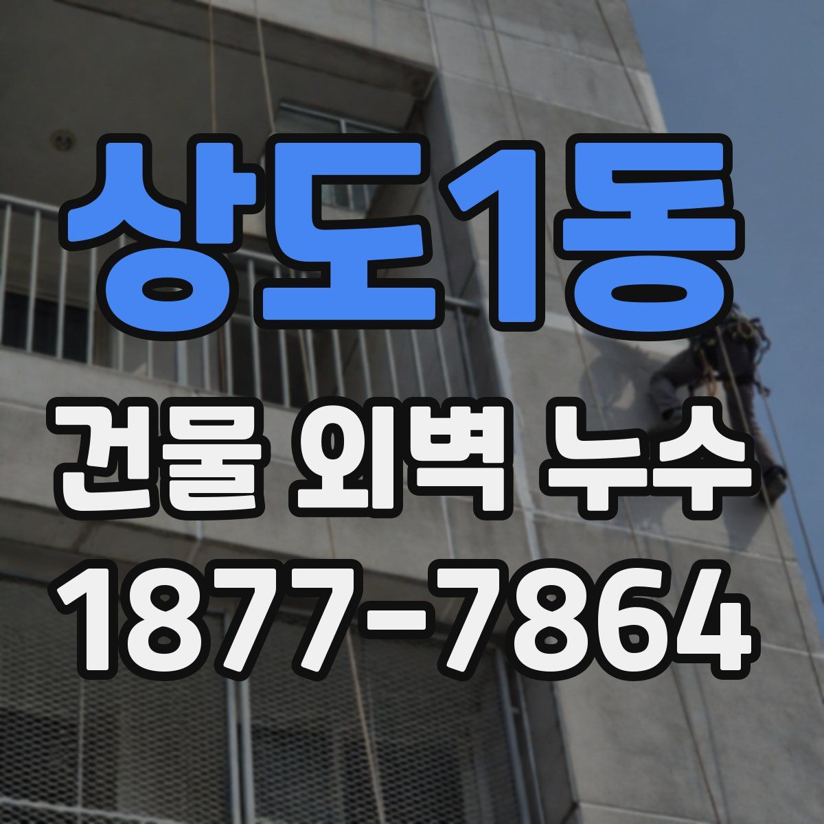 상도1동 건물 외벽 누수