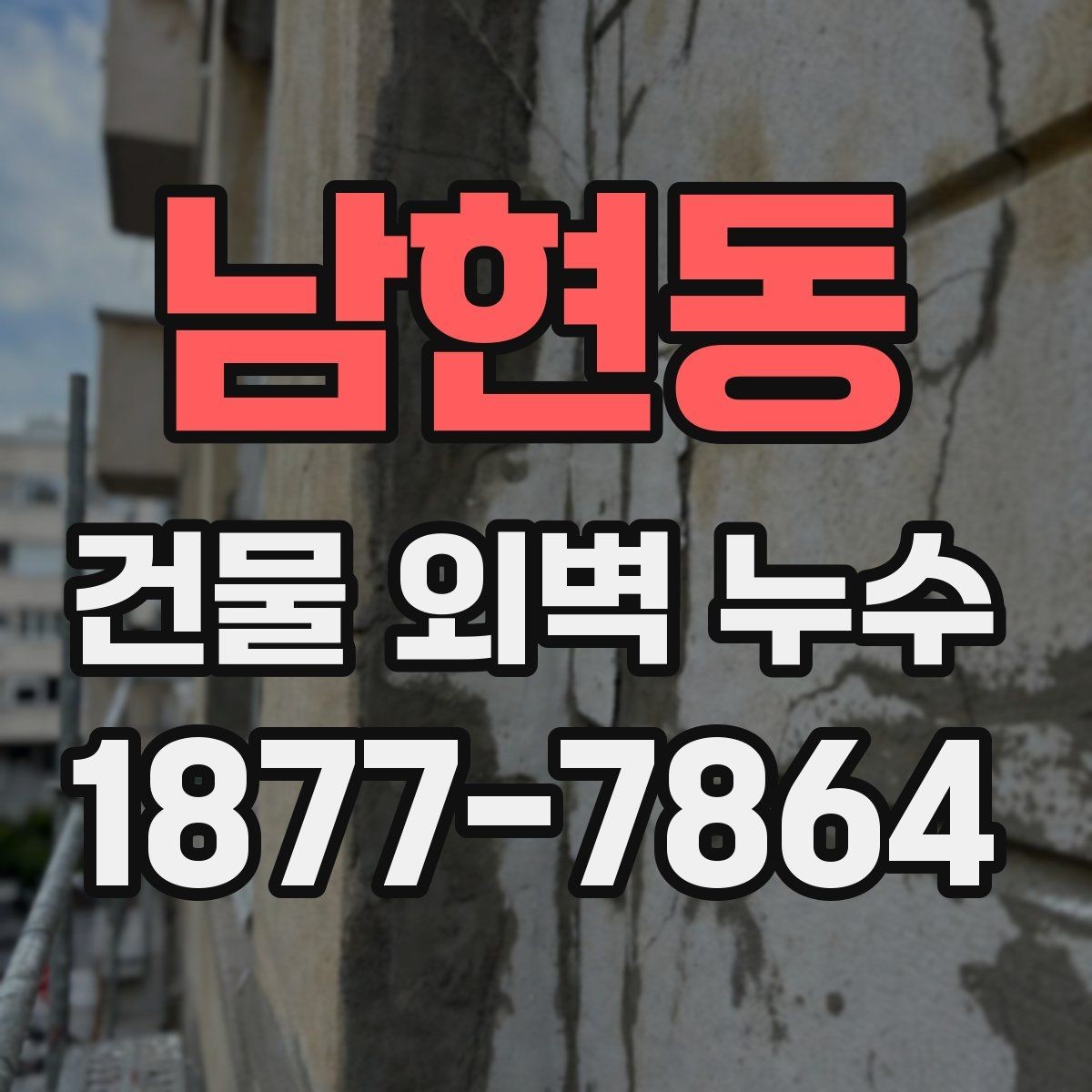 남현동 건물 외벽 누수 보수 전 견적 비교 기준