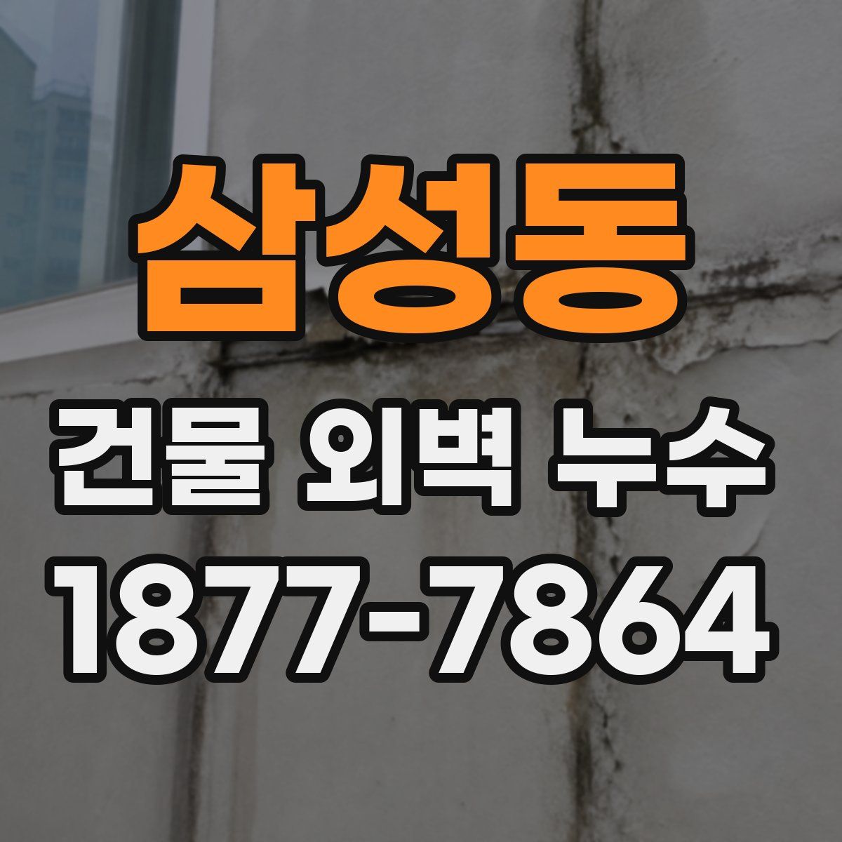 삼성동 건물 외벽 누수
