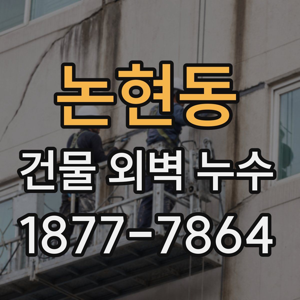 논현동 건물 외벽 누수