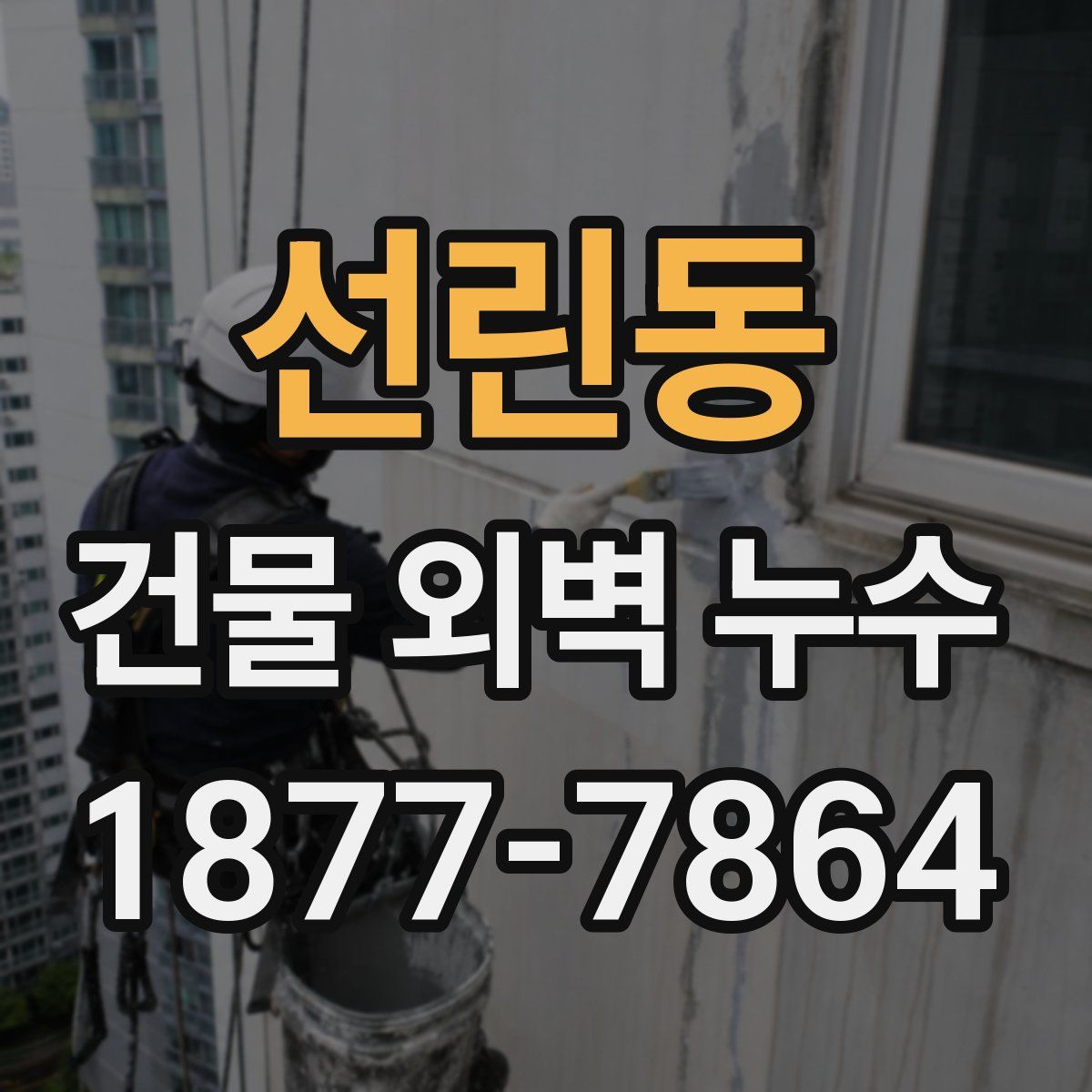 선린동 건물 외벽 누수
